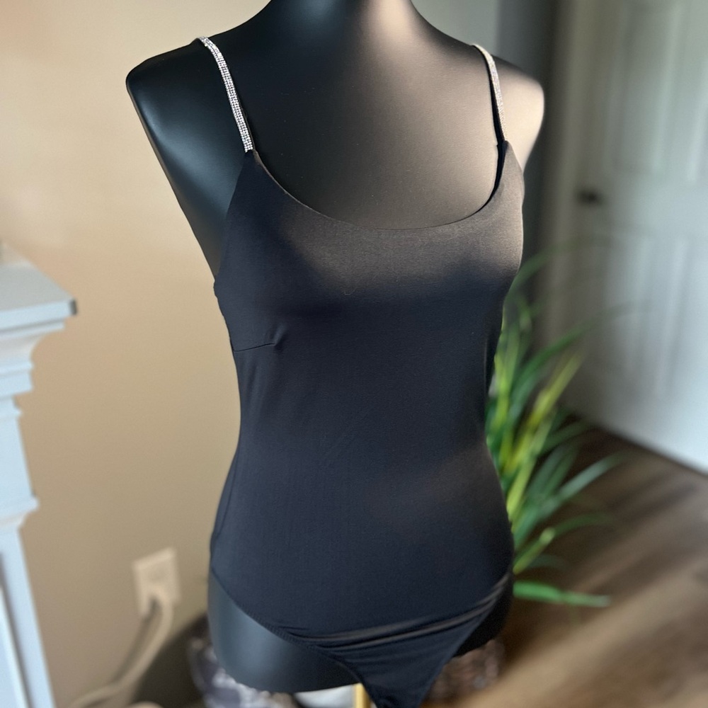 Satin Crystal Bodysuit